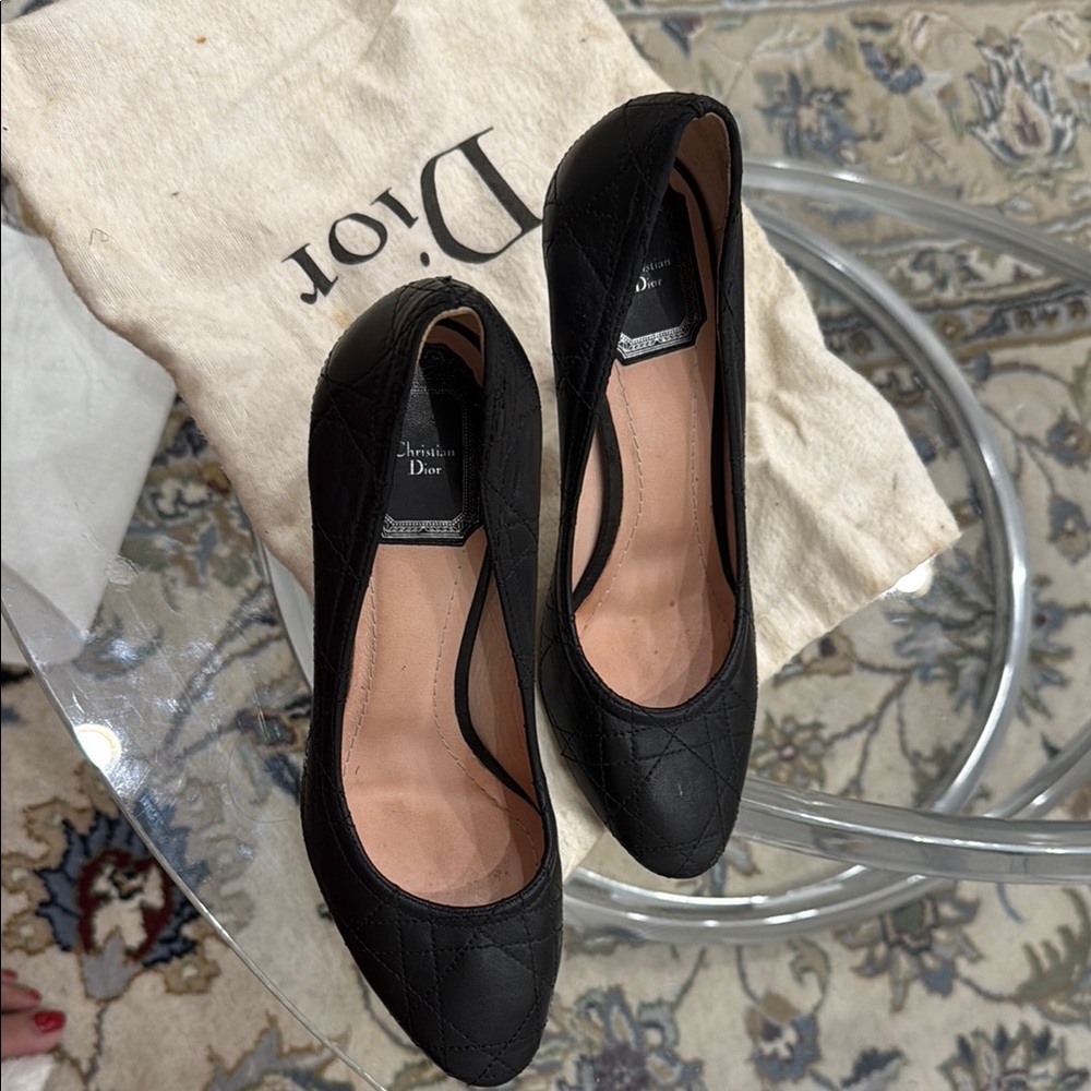 Dior Black Heels Elegant Designer Shoes